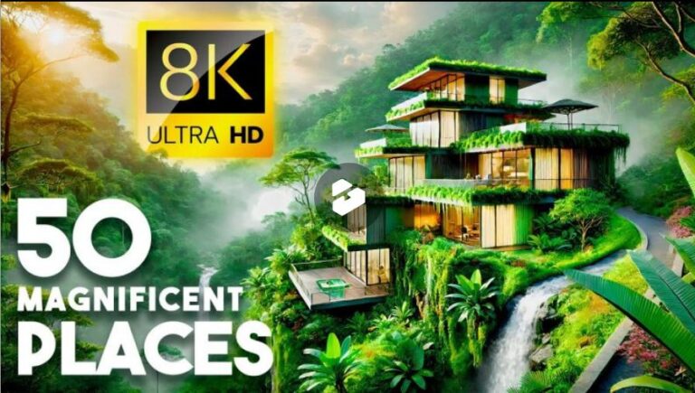 تماشای 50 نقطه با شکوه کره زمین با موسیقی آرامش بخش