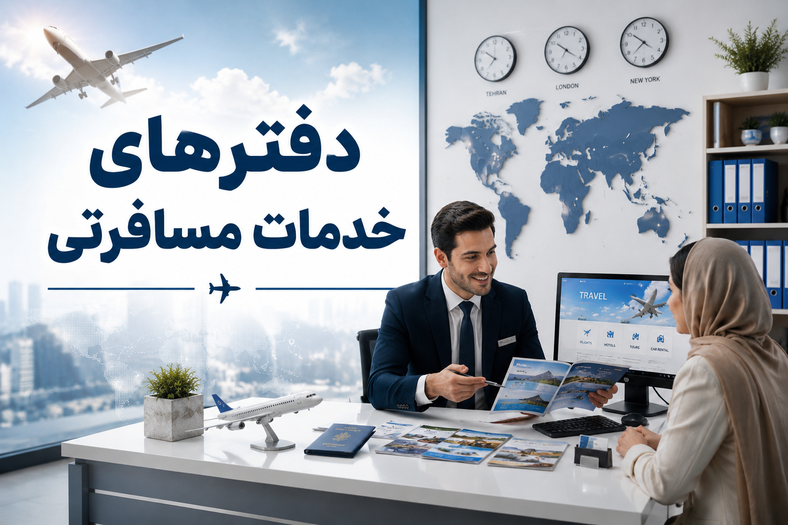 دفترهای خدمات مسافرتی و اجزای تشکیل‌دهنده آن‌ها